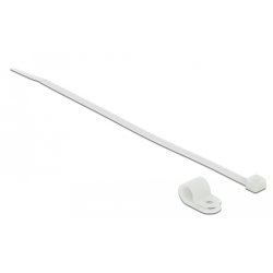 DeLOCK 18867 serre-câbles Serre-câble à vis Nylon Blanc 10 pièce(s)
