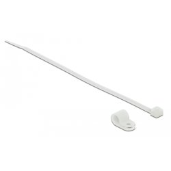 DeLOCK 18865 serre-câbles Serre-câble à vis Nylon Blanc 10 pièce(s)