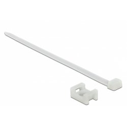DeLOCK 18885 serre-câbles Serre-câble à vis Nylon Blanc 10 pièce(s)