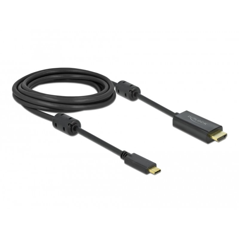 DeLOCK Active USB Type-C to HDMI Cable (DP Alt Mode) 4K 60 Hz 3 m