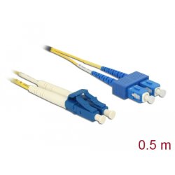 DeLOCK Câble en fibre optique LC SC mode unique OS2 0,5 m