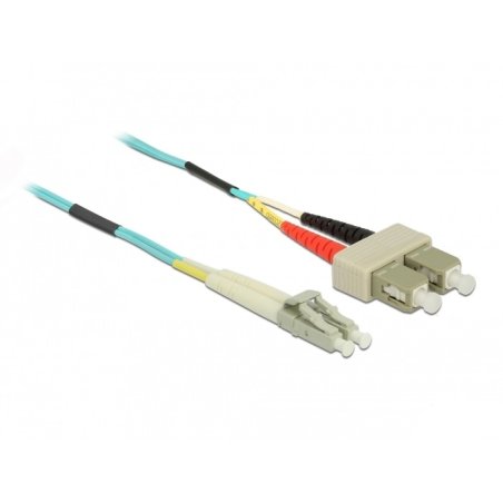 DeLOCK Câble en fibre optique LC SC Multimode OM3 2 m