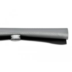 DeLOCK Cable protection sleeve with snap button fastener heat-resistant 2 m x 10 mm grey / black