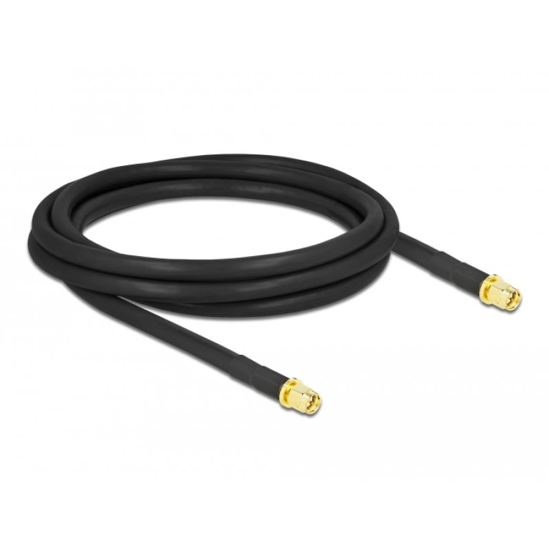 DeLOCK Câble d'antenne SMA mâle à SMA mâle LMR/CFD300 2 m low loss