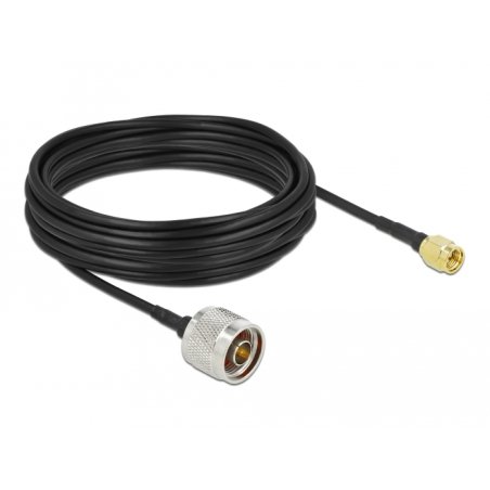 Delock Antennenkabel N Stecker zu SMA Stecker LMR/CFD100 10 m low loss