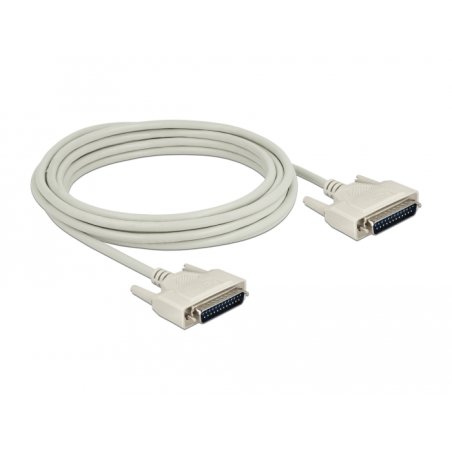 DeLOCK Serial Cable D-Sub 25 male to male 5 m