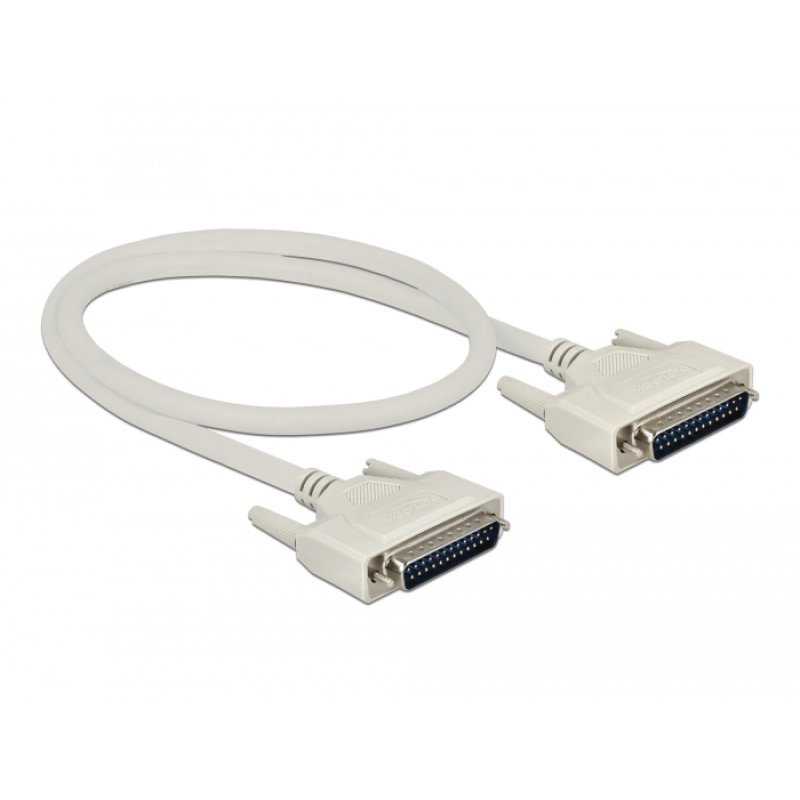 DeLOCK Serial Cable D-Sub 25 male to male 0.5 m
