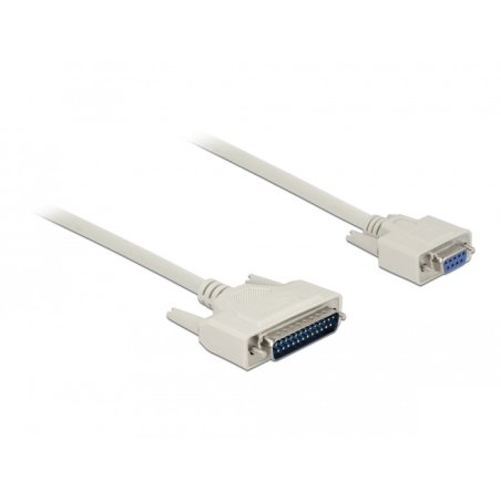DeLOCK Serial Cable D-Sub 25 male to D-Sub 9 female 1 m