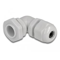 DeLOCK Cable Gland 90° angled PG9 grey