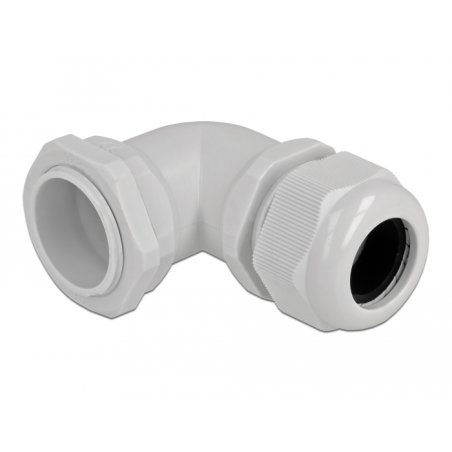 DeLOCK Cable Gland 90° angled PG29 grey