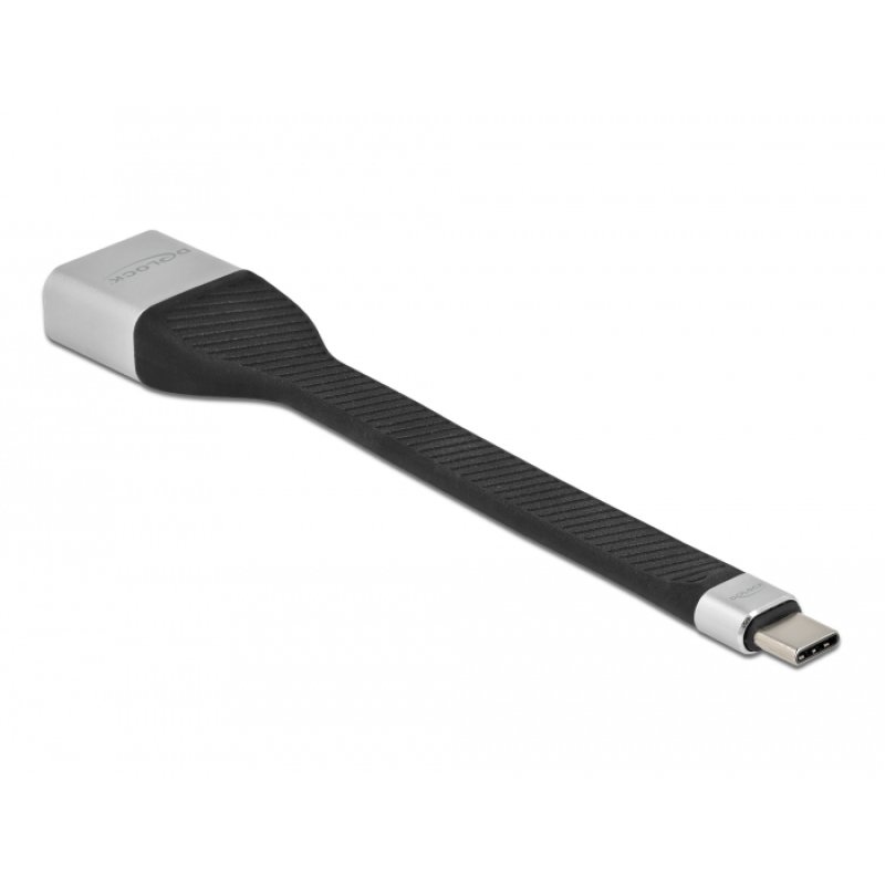 Delock FPC Flachbandkabel USB Type-C™ zu DisplayPort (DP Alt Mode) 4K 60 Hz 14 cm