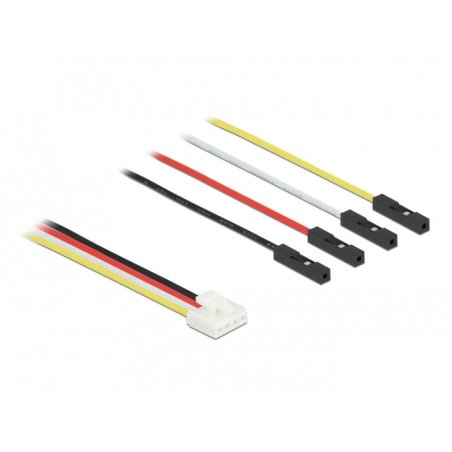DeLOCK Câble à gorge IOT de conversion, 4 broches mâles à 4 ponts femelles