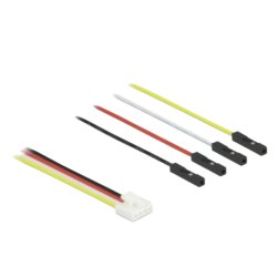 Delock Conversion IOT Grove Kabel 4 Pin Stecker zu 4 x Jumper Buchse 10 cm