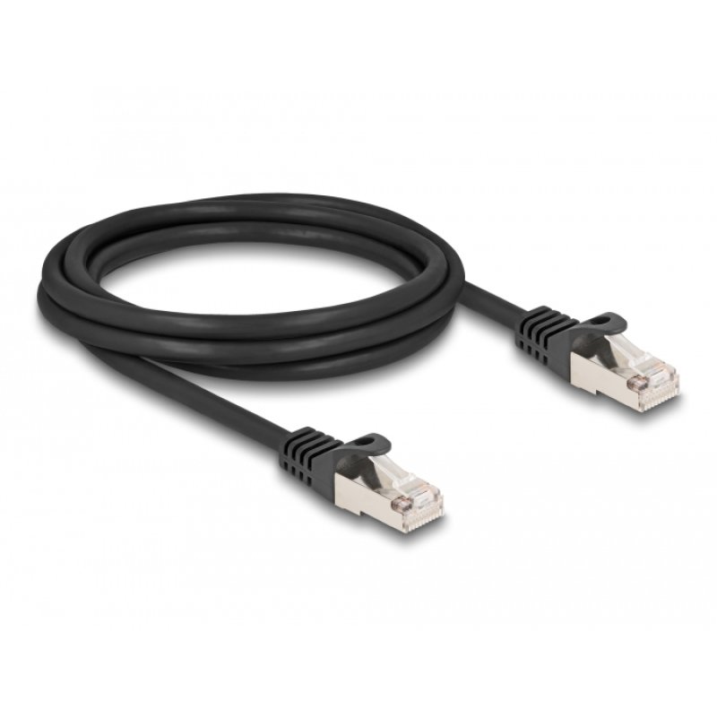 DeLOCK Cable RJ50 male to RJ50 male S/FTP 2 m black
