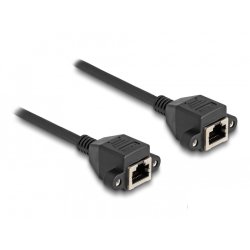 DeLOCK RJ50 Extension Cable female to female S/FTP 2 m black