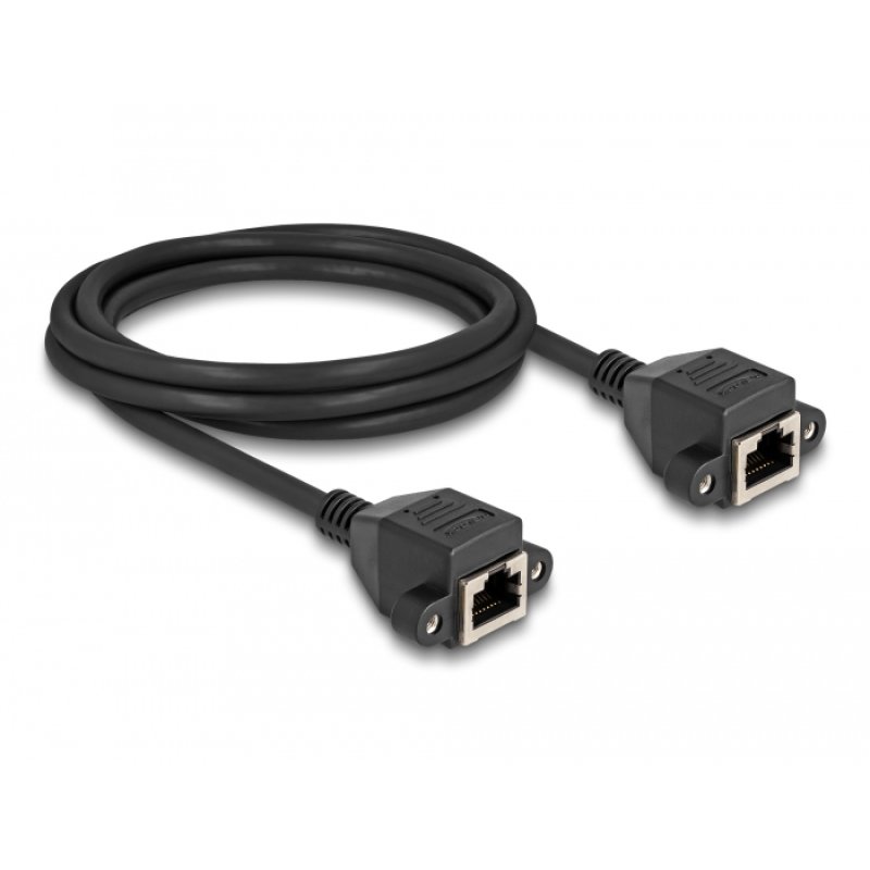 DeLOCK RJ50 Extension Cable female to female S/FTP 2 m black