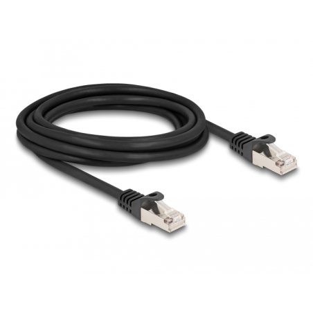 Delock Kabel RJ50 Stecker zu RJ50 Stecker F/UTP 3 m schwarz