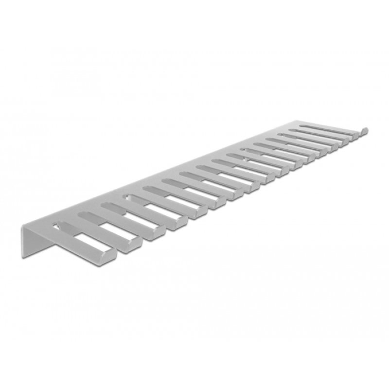 DeLOCK Support de câble 325 x 90 mm pour montage mural, gris