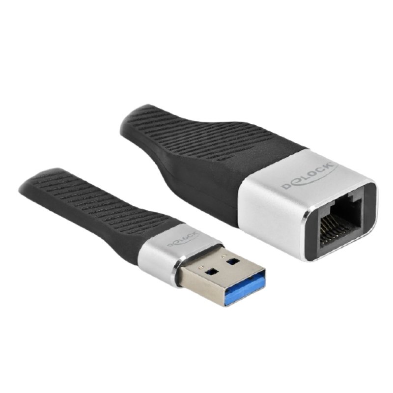 Delock FPC Flachbandkabel USB Typ-A zu Gigabit LAN 10/100/1000 Mbps 13 cm