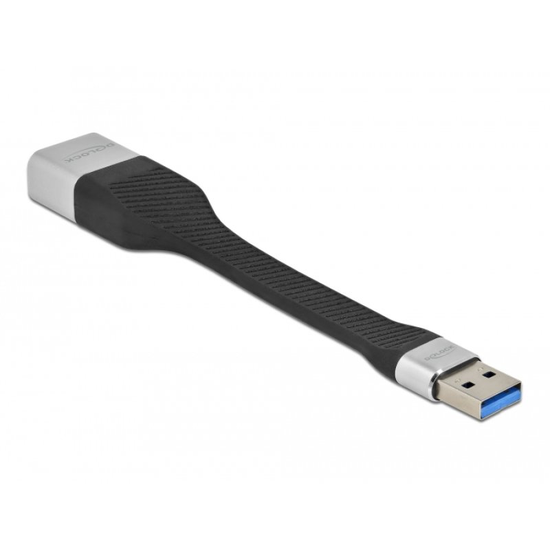 Delock FPC Flachbandkabel USB Typ-A zu Gigabit LAN 10/100/1000 Mbps 13 cm