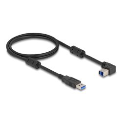DeLOCK USB 5 Gbps Cable Type-A male to Type-B male 90° upwards angled 1 m