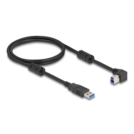 DeLOCK USB 5 Gbps Cable Type-A male to Type-B male 90° right angled 1 m