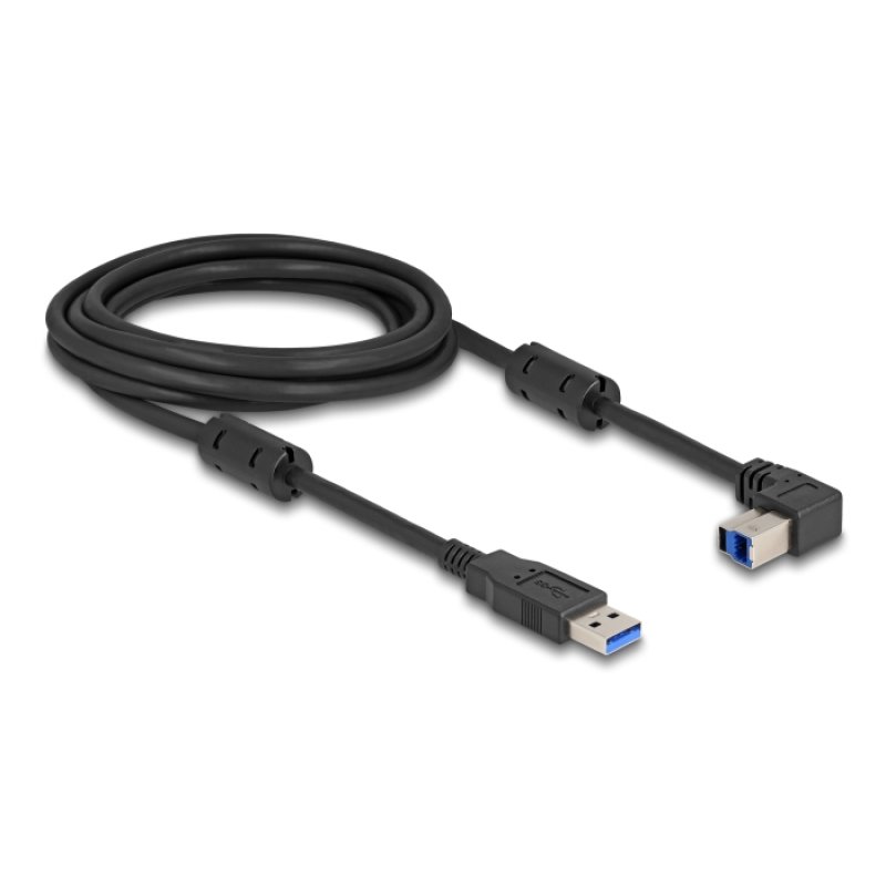 DeLOCK USB 5 Gbps Cable Type-A male to Type-B male 90° upwards angled 3 m