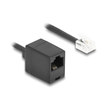 DeLOCK 90064 câble de téléphone 3 m Noir