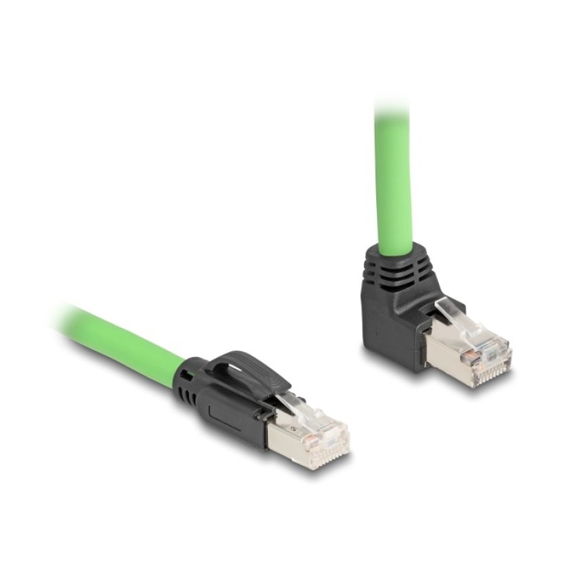 DeLOCK 80894 networking cable Black, Green 5 m Cat6a SF/UTP (S-FTP)
