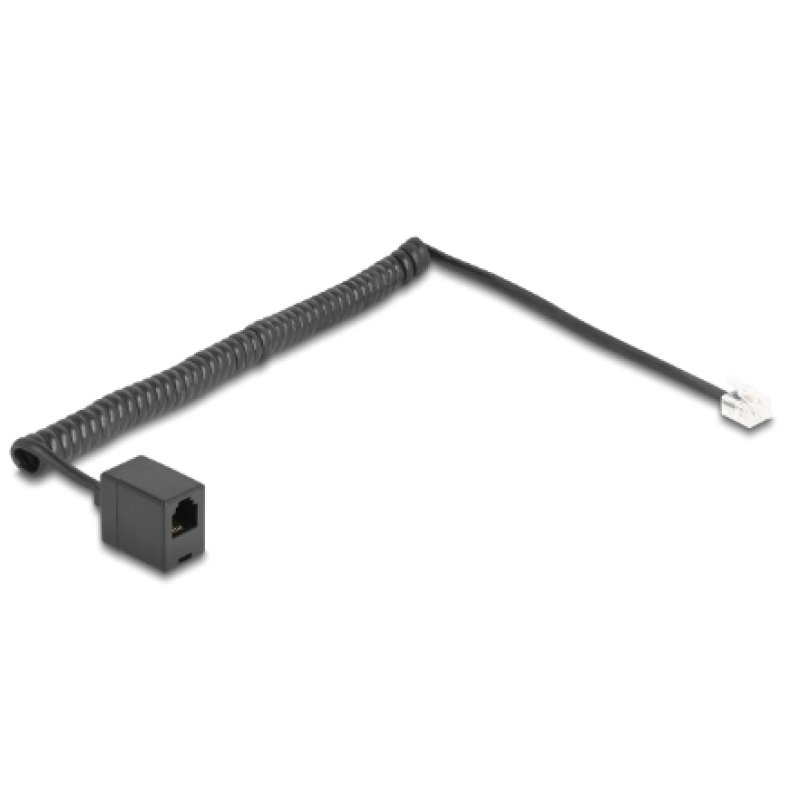 DeLOCK 90231 câble de téléphone 2 m Noir