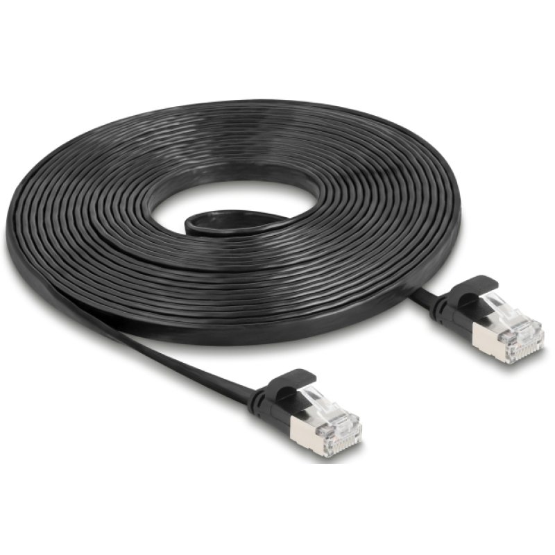 DeLOCK 81167 câble de réseau Noir 5 m Cat6a U/FTP (STP)