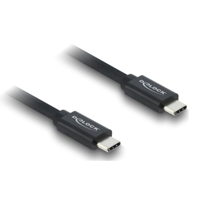 Delock Koaxiales USB 40 Gbps Kabel USB PD 3.1 240 W 1 m