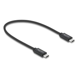 DeLOCK Coaxial USB 40 Gbps cable USB PD 3.1 240 W 0.5 m