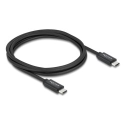 DeLOCK 81707 câble USB USB4 Gen 3x2 2 m USB C Noir