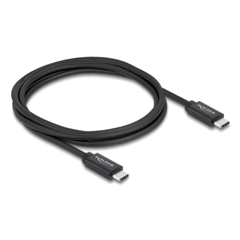 DeLOCK Coaxial USB 40 Gbps cable USB PD 3.1 240 W 2 m