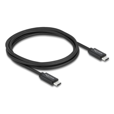 DeLOCK Coaxial USB 40 Gbps cable USB PD 3.1 240 W 2 m