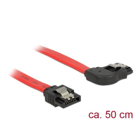 DeLOCK 83969 câble SATA 0,5 m SATA 7-pin Noir, Rouge