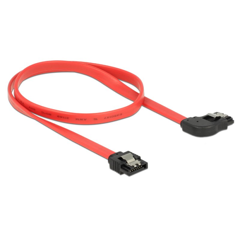 DeLOCK 83969 SATA cable 0.5 m SATA 7-pin Black, Red
