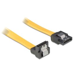 DeLOCK 0.7m SATA cable Yellow