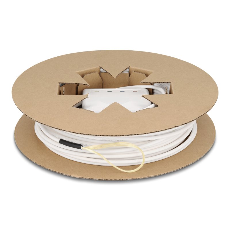 DeLOCK Boitier de connexion de fibre optique 2 x SC/APC Simplex avec câble à dérouler de 30 m