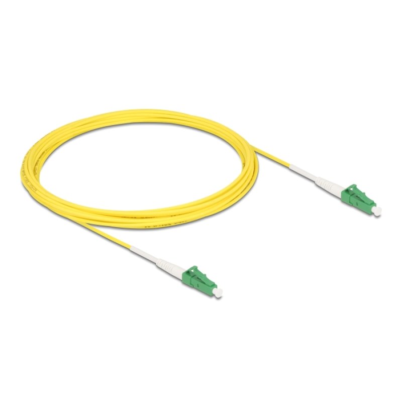 Delock Kabel Lichtwellenleiter LC-APC zu LC-APC Simplex Singlemode OS2 5 m