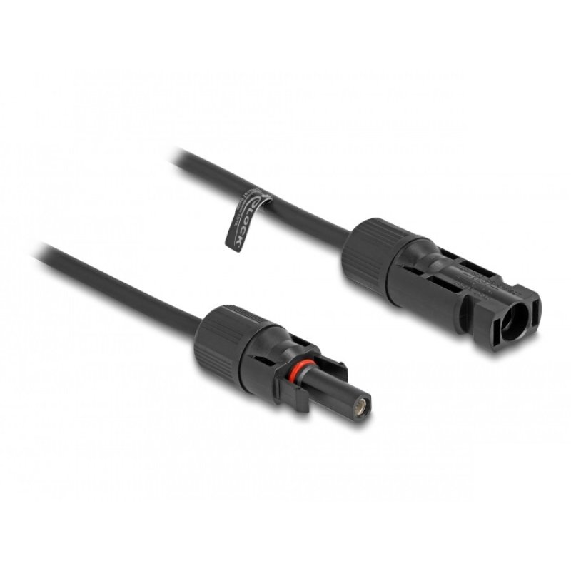 DeLOCK DL4 Solar Cable 4 mm² male to female 5 m black
