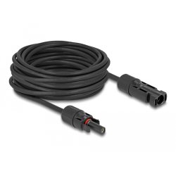 DeLOCK Câble DL4 Solar 4 mm² mâle à femelle, 10 m, noir