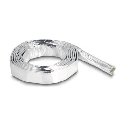 Delock Kabelschlauch aus Glasfasergeflecht und Aluminium 2 m x 10 mm