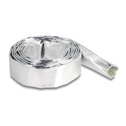 Delock Kabelschlauch aus Glasfasergeflecht und Aluminium 2 m x 20 mm