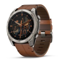 Garmin Fenix 8 3.56 cm (1.4") AMOLED 51 mm Digital 454 x 454 pixels Touchscreen Titanium Wi-Fi GPS (satellite)