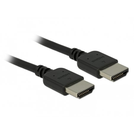 DeLOCK 85215 câble HDMI 1 m HDMI Type A (Standard) Noir