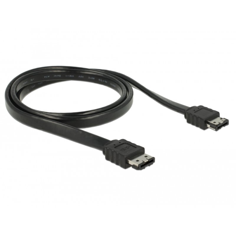 DeLOCK 85640 SATA cable 1 m eSATA Black