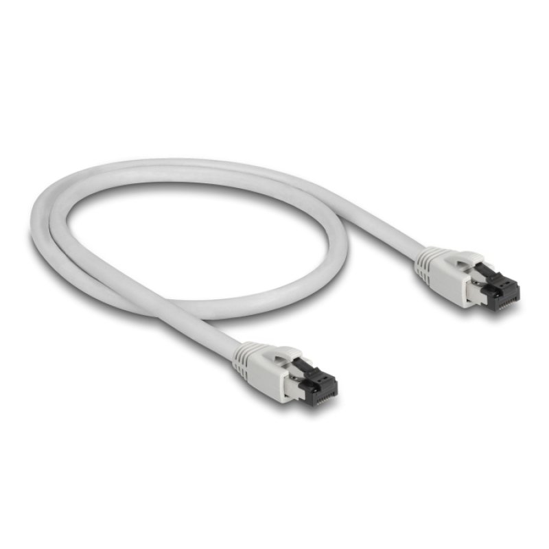 DeLOCK 80557 câble de réseau Gris 0,5 m Cat8.1 S/FTP (S-STP)