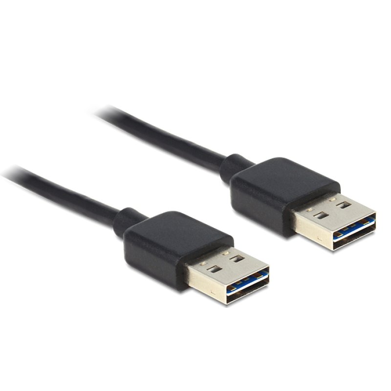 DeLOCK 3m USB 2.0 A câble USB USB A Noir